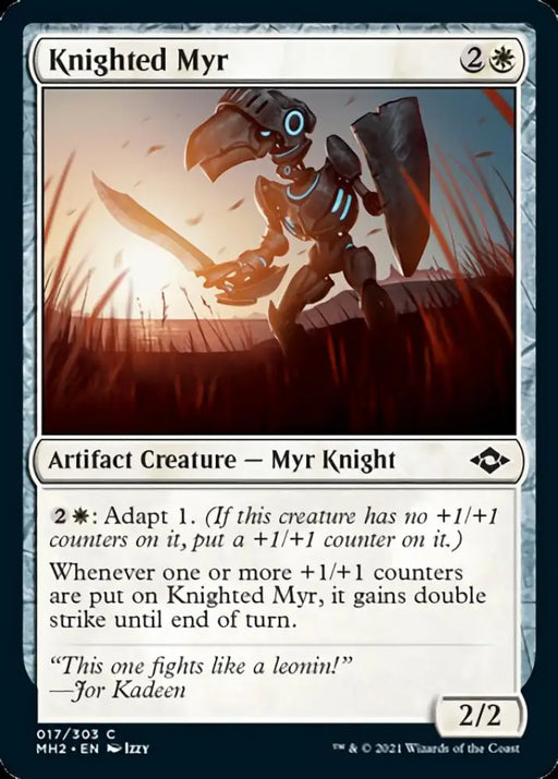 Knighted Myr [Modern Horizons 2] - MTG Single