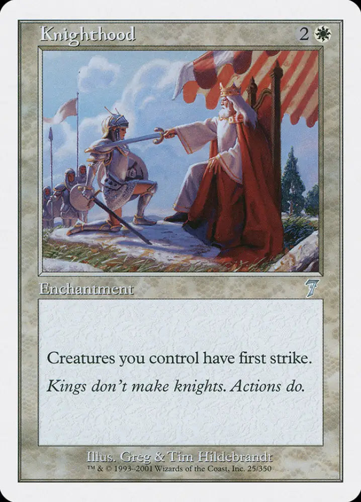Knighthood [Seventh Edition] - MTG Single