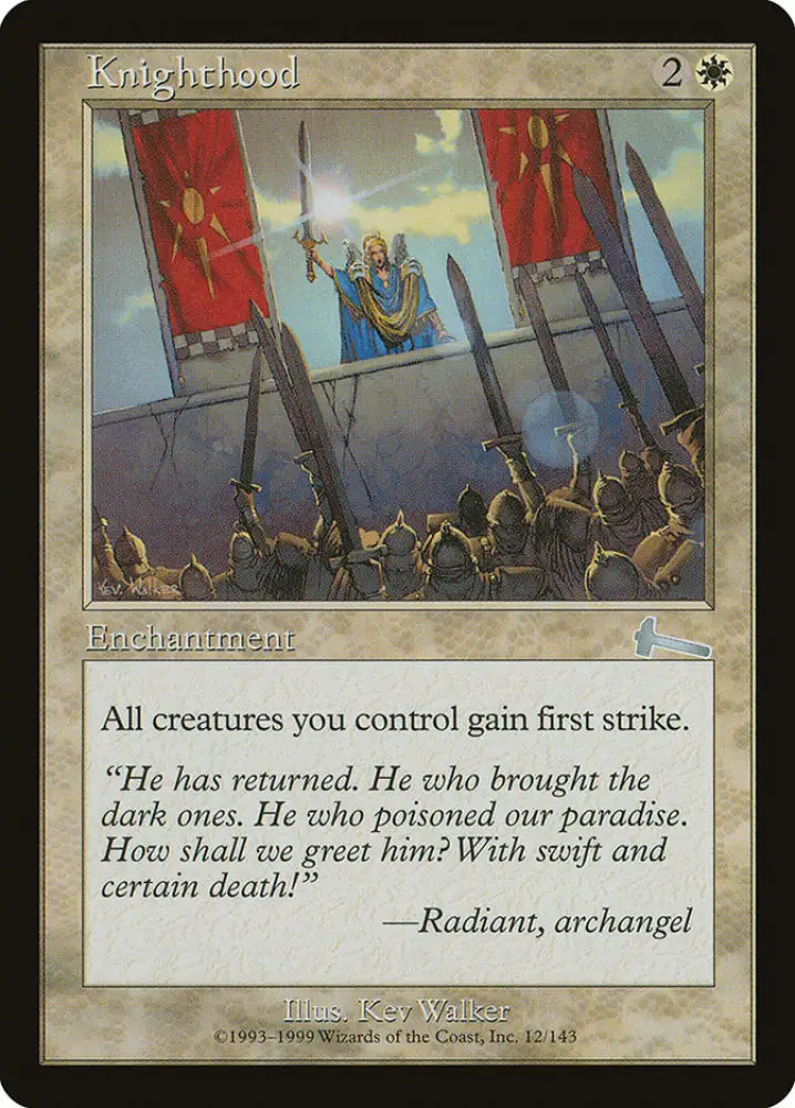 Knighthood [Urza’s Legacy] - MTG Single