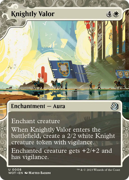 Knightly Valor [Wilds of Eldraine: Enchanting Tales] - MTG Single
