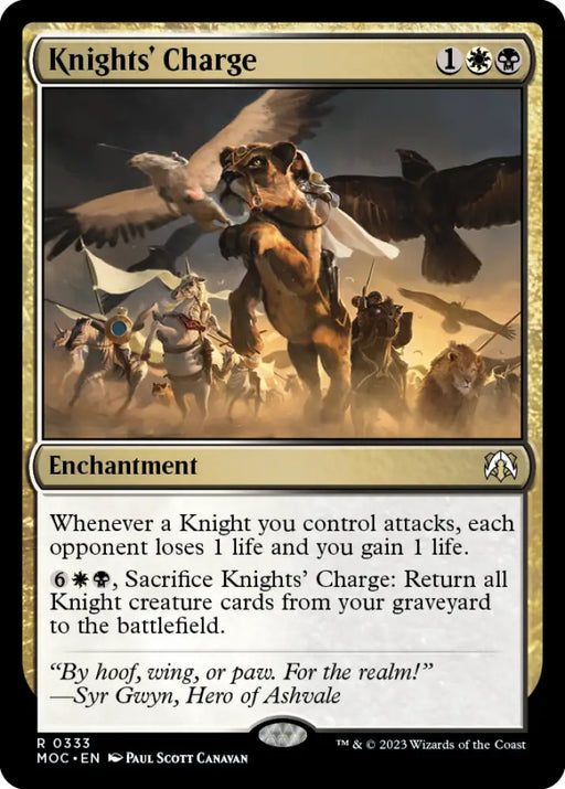 Knights’ Charge [March of the Machine Commander] - MTG Single
