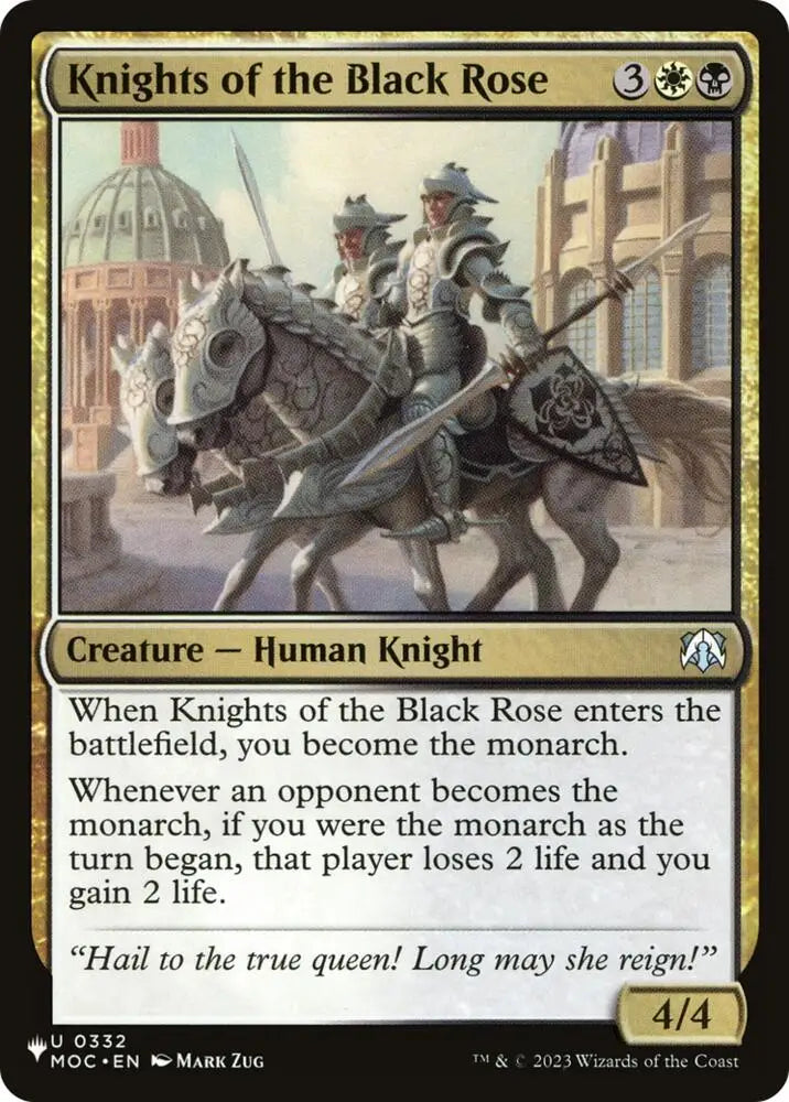 Knights of the Black Rose (332) [The List]
