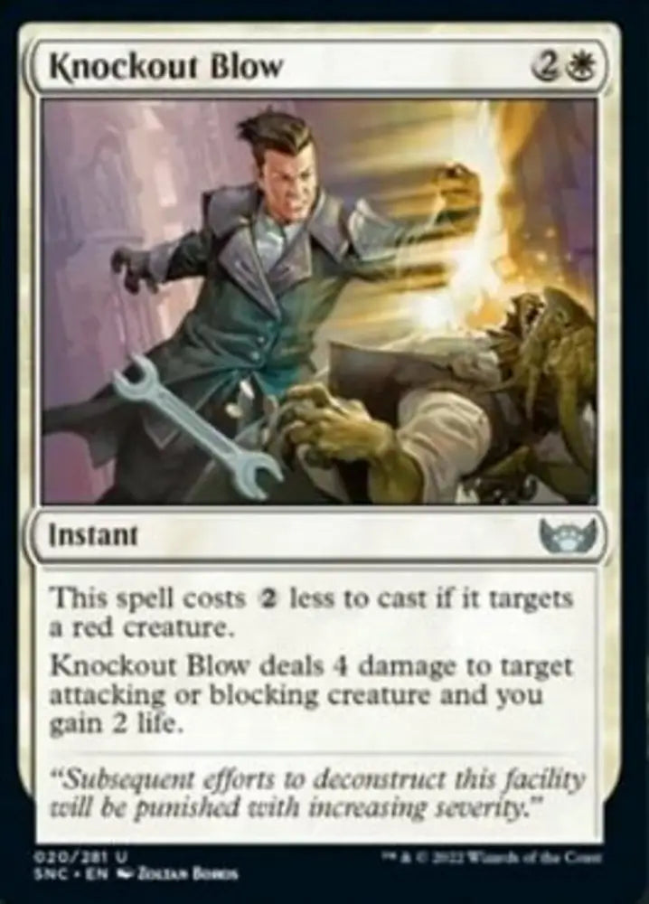 Knockout Blow [Streets of New Capenna] - MTG Single