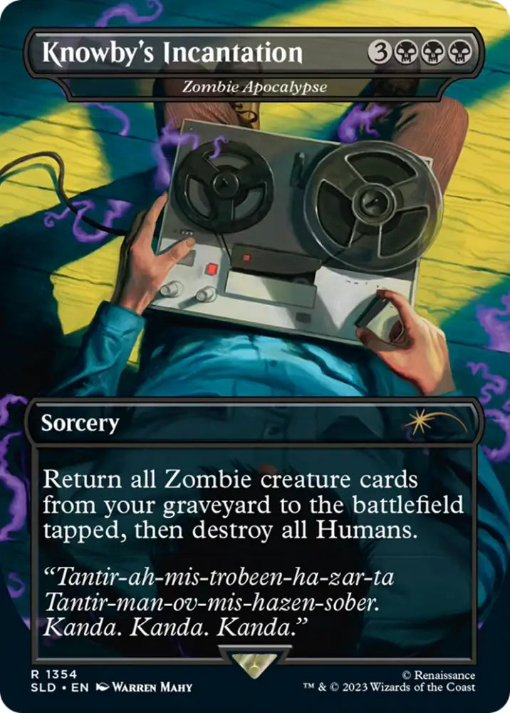 Knowby’s Incantation - Zombie Apocalypse [Secret Lair Drop Series] - MTG Single