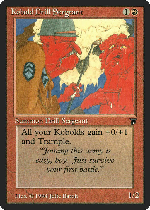 Kobold Drill Sergeant [Legends] - MTG Single