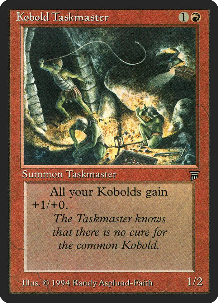 Kobold Taskmaster [Legends] - MTG Single