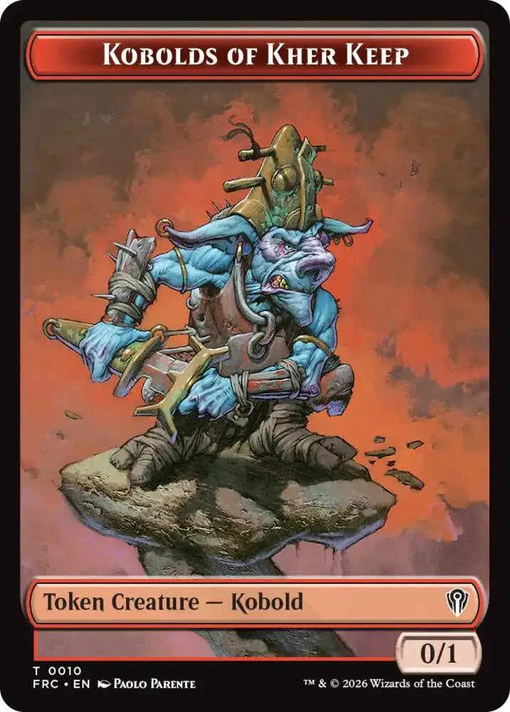 Kobolds of Kher Keep // Phyrexian Mite Double-Sided Token (10 // 16) [Reality Fracture Commander]
