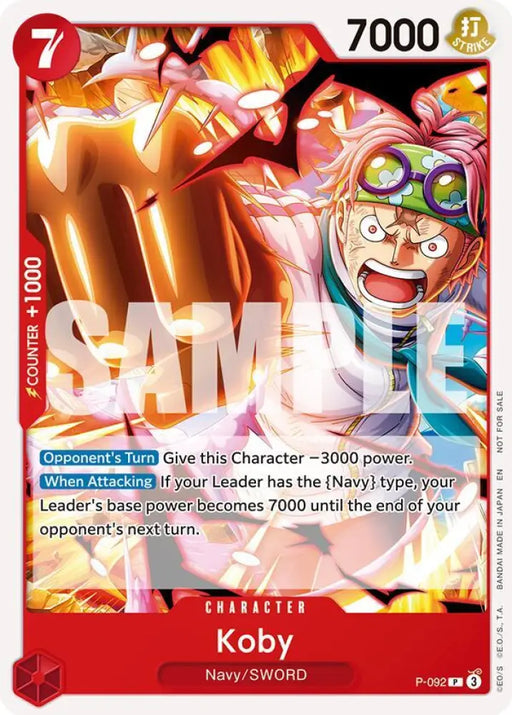 Koby (OP12 Release Event) (P-092) [One Piece Promotion Cards]