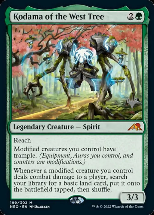 Kodama of the West Tree (Promo Pack) [Kamigawa: Neon Dynasty Promos] - MTG Single