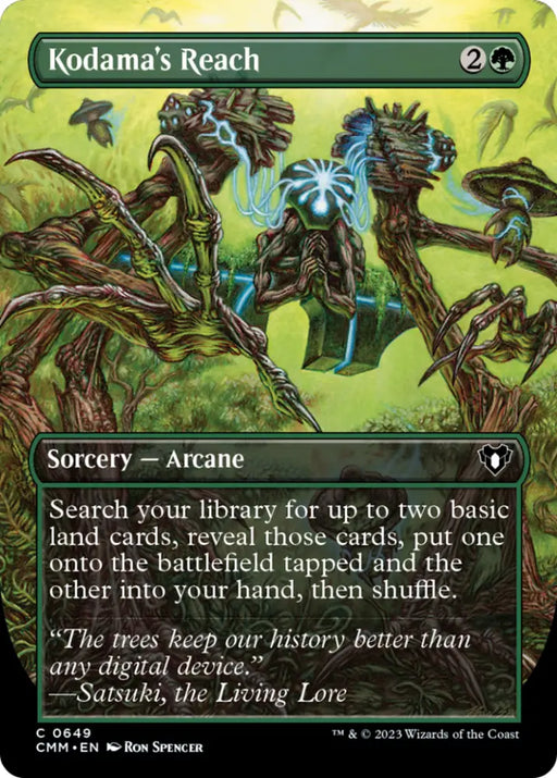 Kodama’s Reach (Borderless Alternate Art) [Commander Masters] - MTG Single