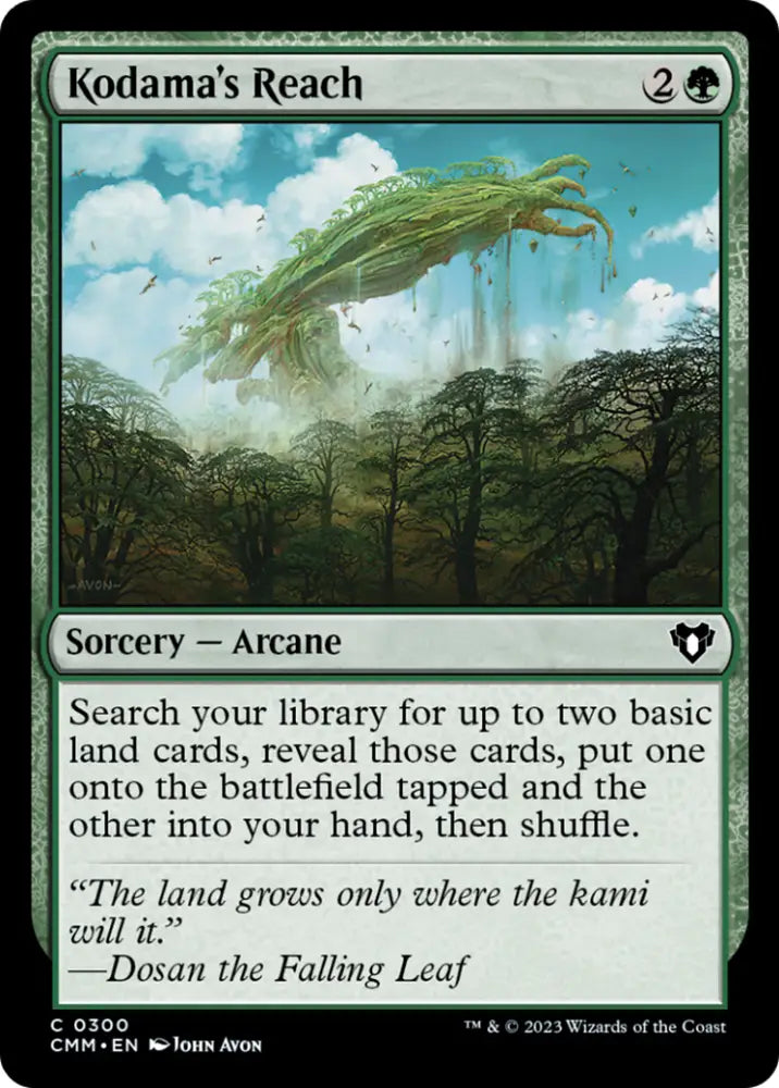 Kodama’s Reach [Commander Masters] - MTG Single