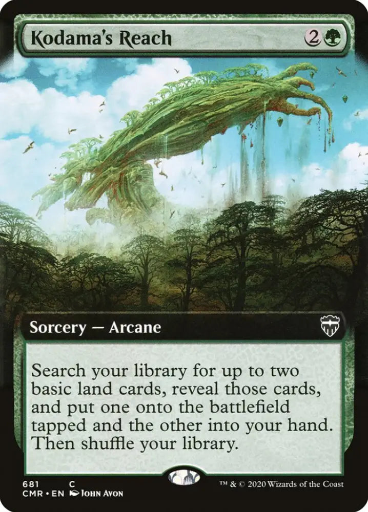 Kodama’s Reach (Extended Art) [Commander Legends] - MTG Single