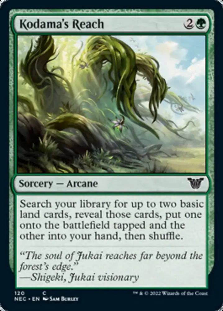 Kodama’s Reach [Kamigawa: Neon Dynasty Commander] - MTG Single