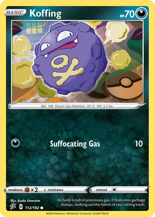 Koffing (112/192) [Sword & Shield: Rebel Clash] - Pokemon Single