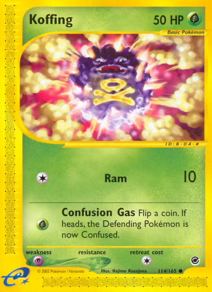 Koffing (114/165) [Expedition: Base Set] - Pokemon Single