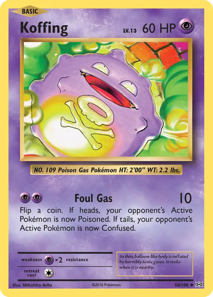 Koffing (50/108) [XY: Evolutions] - Pokemon Single