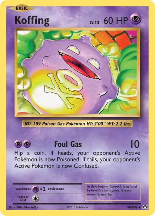 Koffing (50/108) [XY: Evolutions] - Pokemon Single