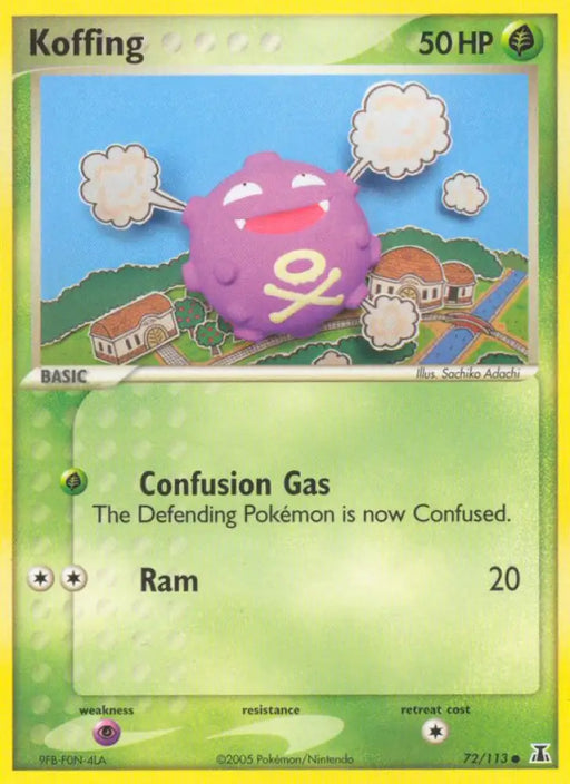 Koffing (72/113) [EX: Delta Species] - Pokemon Single