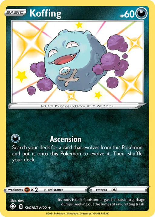 Koffing (SV076/SV122) [Sword & Shield: Shining Fates] - Pokemon Single
