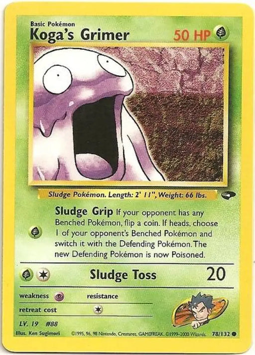 Koga’s Grimer (78/132) [Gym Challenge Unlimited] - Pokemon Single