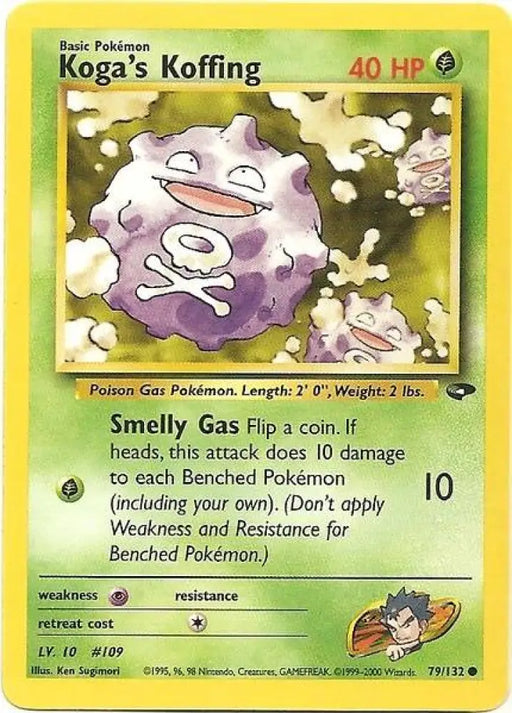 Koga’s Koffing (79/132) [Gym Challenge Unlimited] - Pokemon Single
