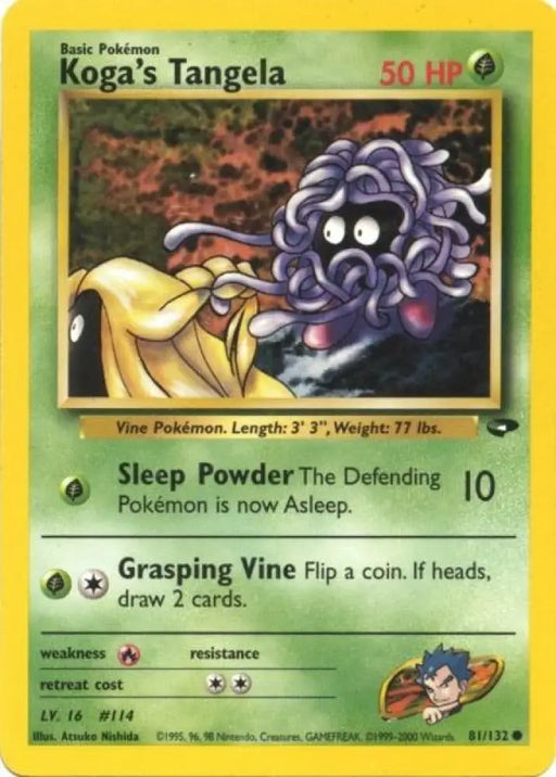 Koga’s Tangela (81/132) [Gym Challenge Unlimited] - Pokemon Single