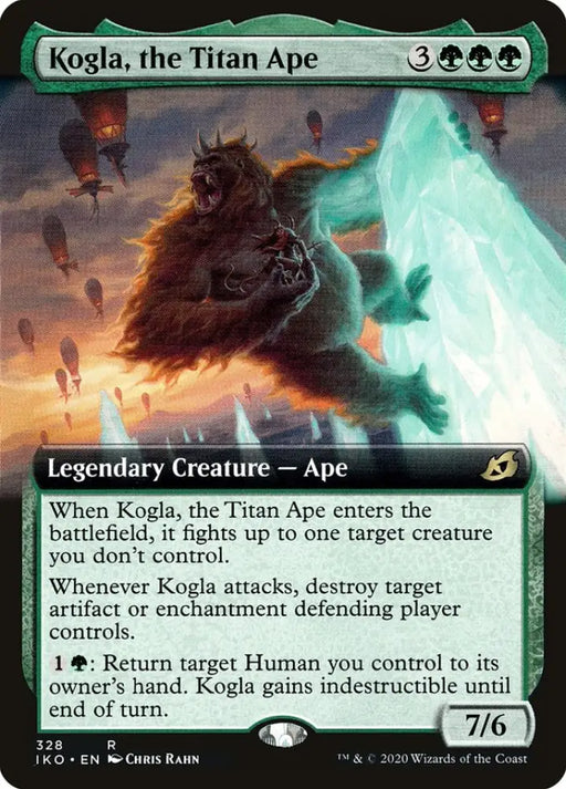 Kogla the Titan Ape (Extended Art) [Ikoria: Lair of Behemoths] - MTG Single