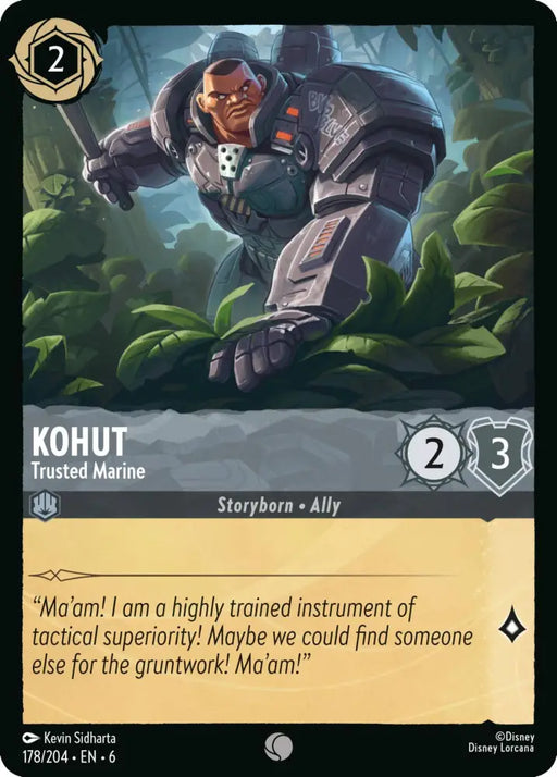 Kohut - Trusted Marine (178/204) [Azurite Sea] - Lorcana Single