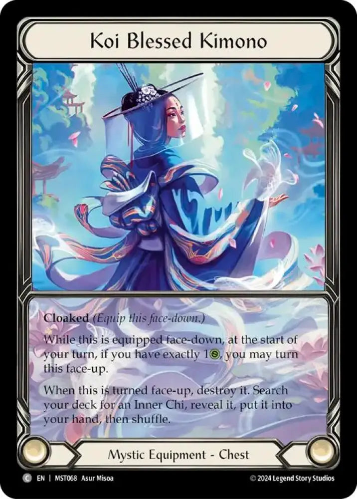 Koi Blessed Kimono (Extended Art) [Part the Mistveil] Cold Foil - Flesh And Blood Single