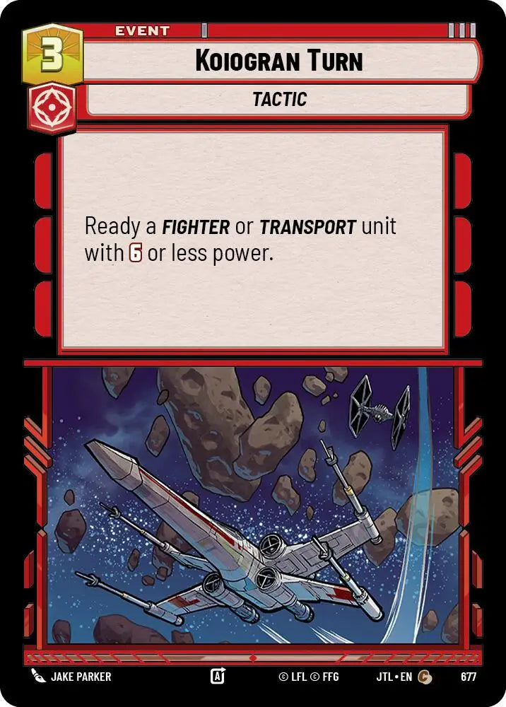 Koiogran Turn (Foil) (677) [Jump to Lightspeed] - Star Wars: Unlimited Single
