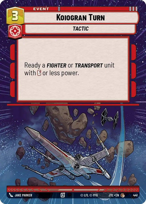 Koiogran Turn (Hyperspace) (441) [Jump to Lightspeed] - Star Wars: Unlimited Single