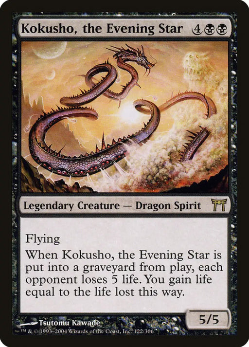Kokusho the Evening Star [Champions of Kamigawa] - MTG Single