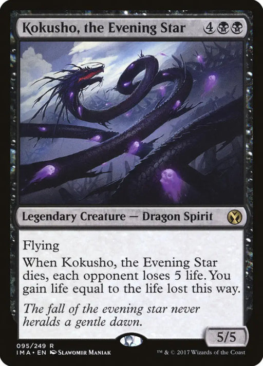 Kokusho the Evening Star [Iconic Masters] - MTG Single