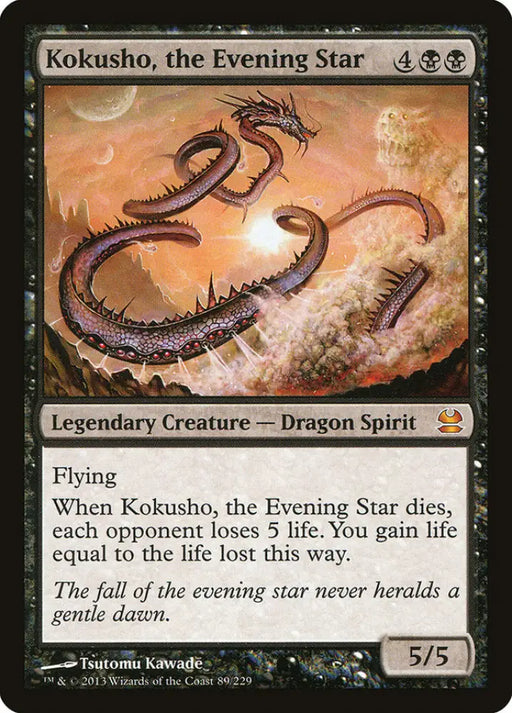 Kokusho the Evening Star [Modern Masters] - MTG Single
