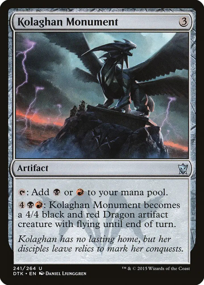 Kolaghan Monument [Dragons of Tarkir] - MTG Single