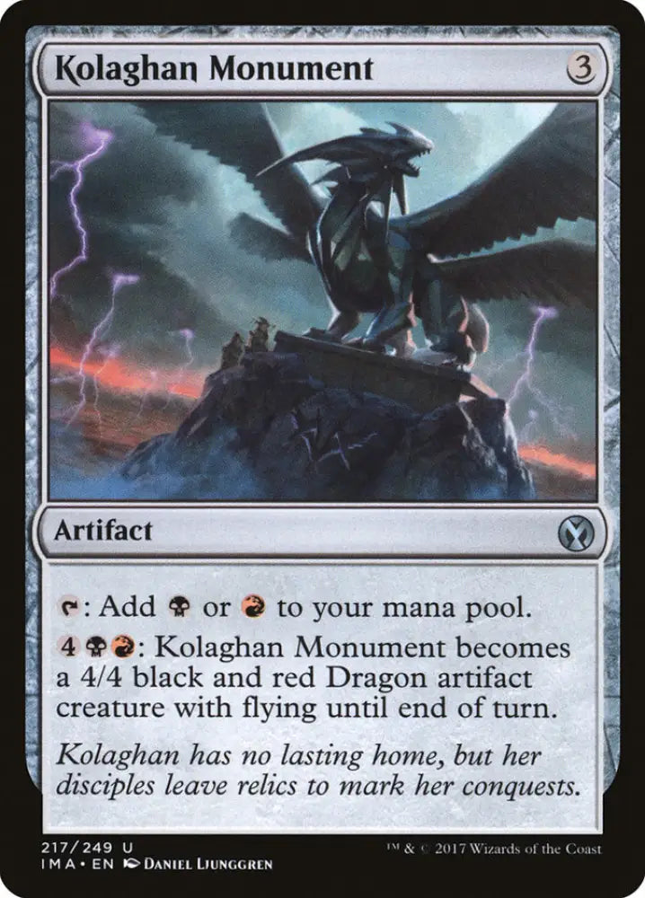Kolaghan Monument [Iconic Masters] - MTG Single