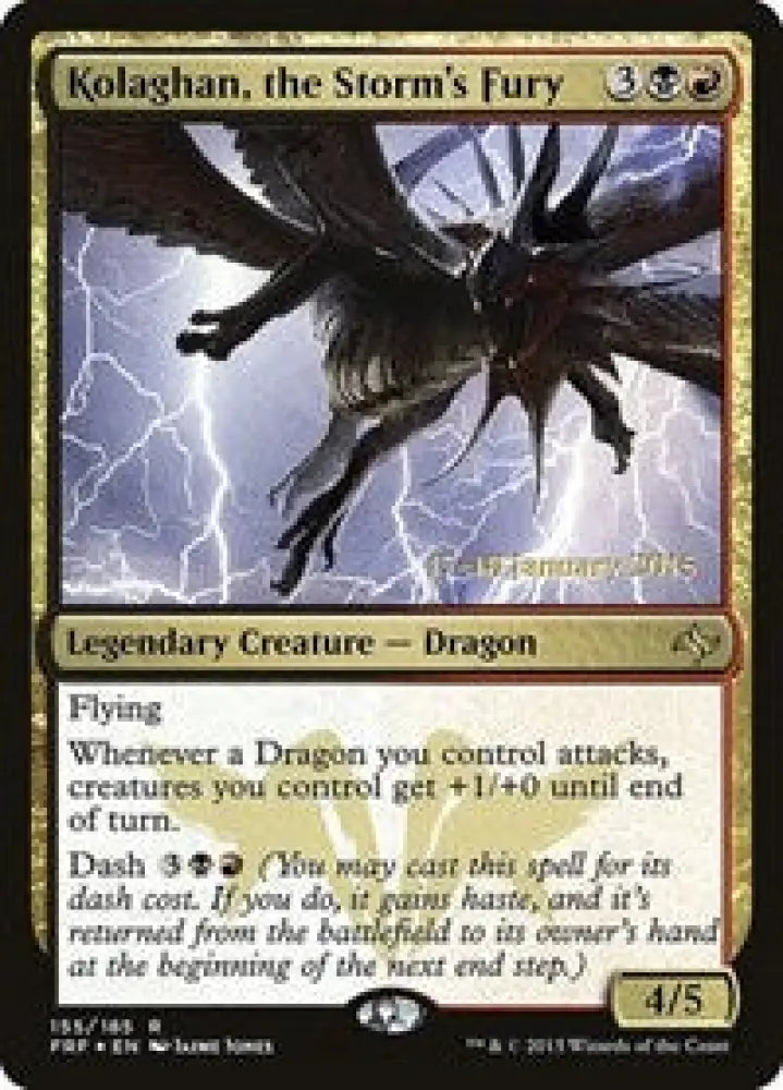 Kolaghan, the Storm's Fury (155) [Prerelease Cards]