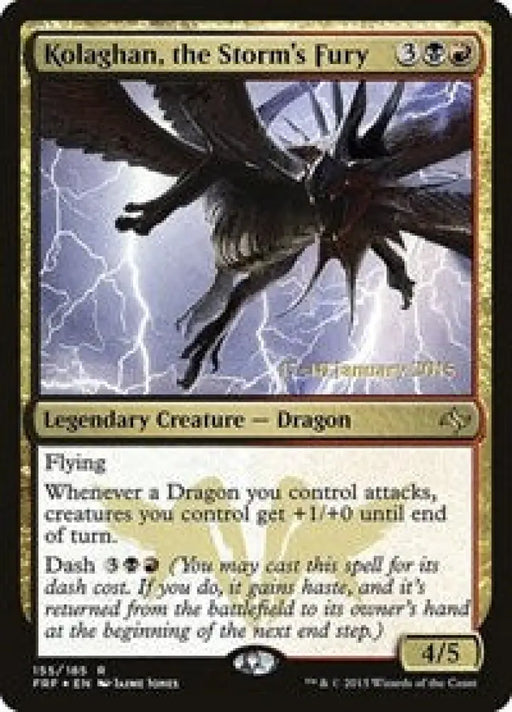 Kolaghan, the Storm's Fury (155) [Prerelease Cards]