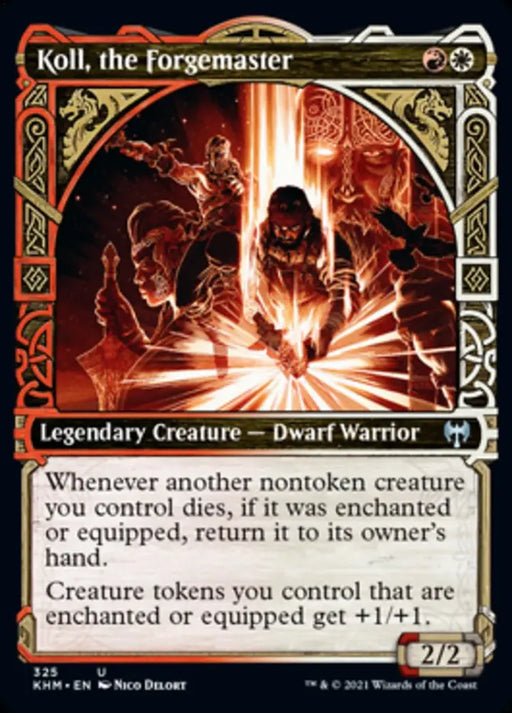 Koll the Forgemaster (Showcase) [Kaldheim] - MTG Single