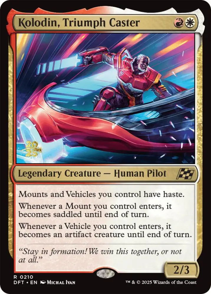 Kolodin Triumph Caster [Aetherdrift Prerelease Promos] - MTG Single