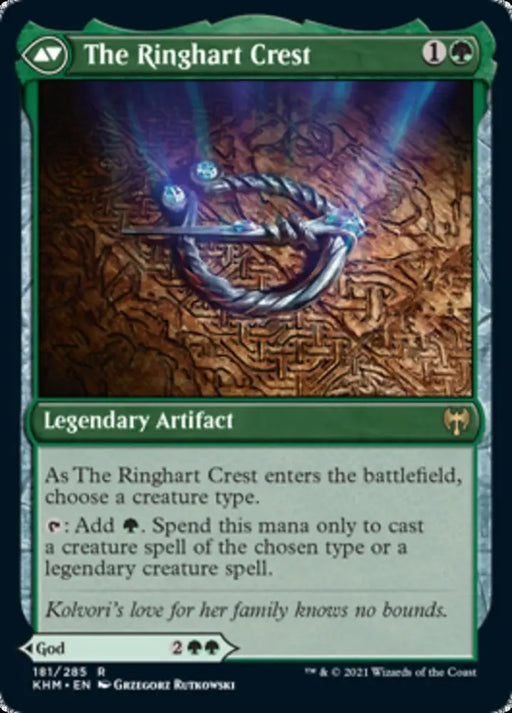 Kolvori God of Kinship // The Ringhart Crest [Kaldheim] - MTG Single