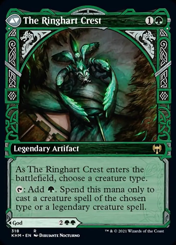 Kolvori God of Kinship // The Ringhart Crest (Showcase) [Kaldheim] - MTG Single
