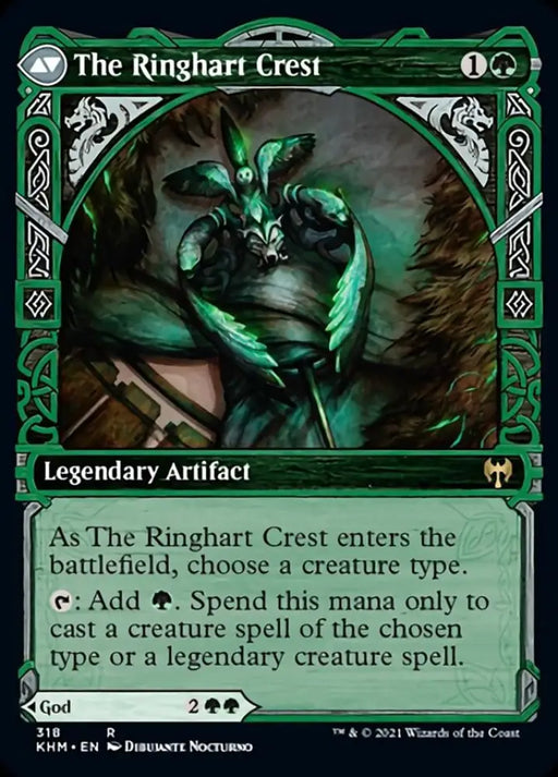 Kolvori God of Kinship // The Ringhart Crest (Showcase) [Kaldheim] - MTG Single