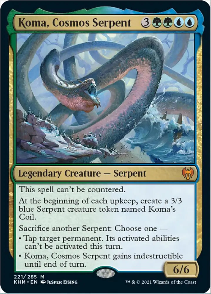 Koma Cosmos Serpent [Kaldheim] - MTG Single