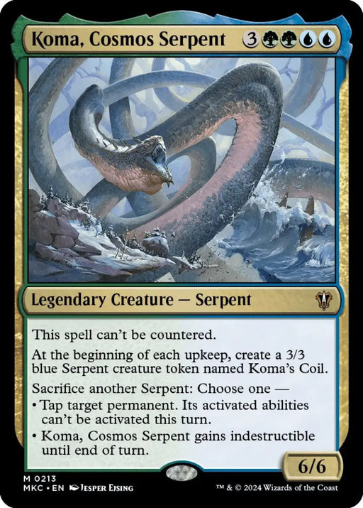Koma Cosmos Serpent [Murders at Karlov Manor Commander] - MTG Single