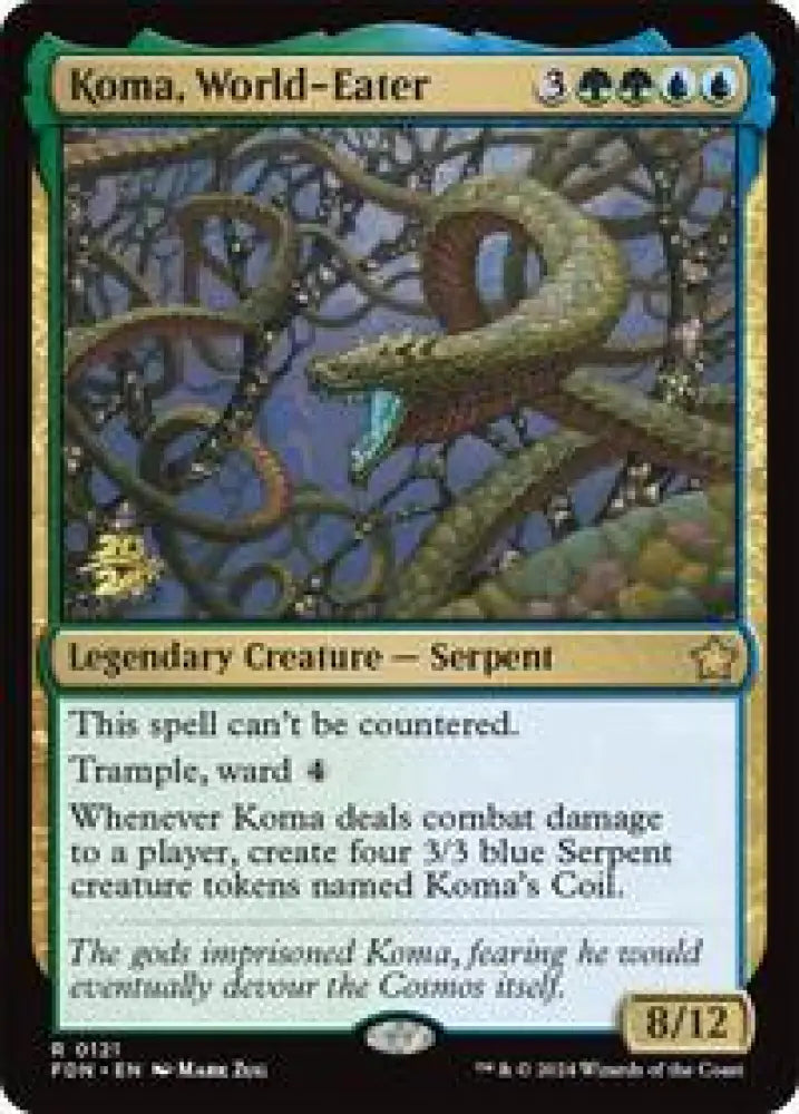 Koma, World-Eater (121) [Prerelease Cards]