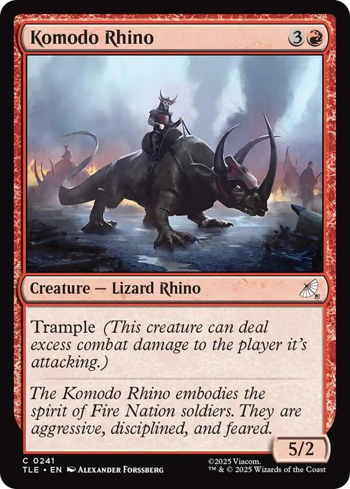 Komodo Rhino (241) [Avatar: The Last Airbender: Eternal-Legal]
