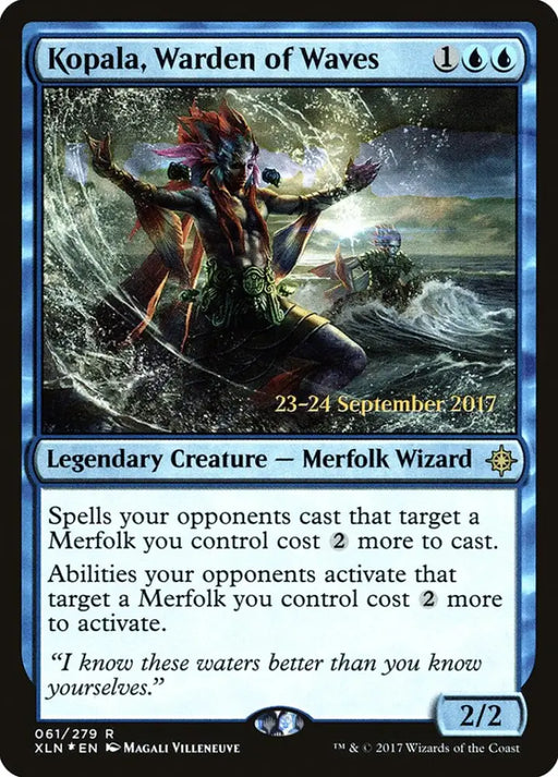 Kopala Warden of Waves [Ixalan Prerelease Promos] - MTG Single