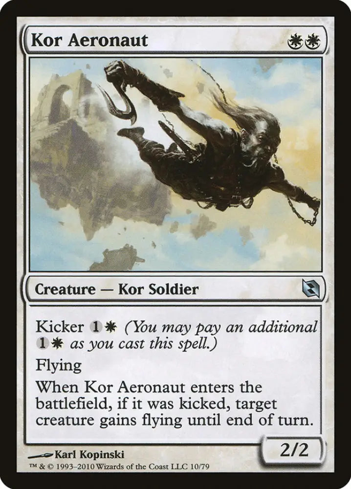 Kor Aeronaut [Duel Decks: Elspeth vs. Tezzeret] - MTG Single