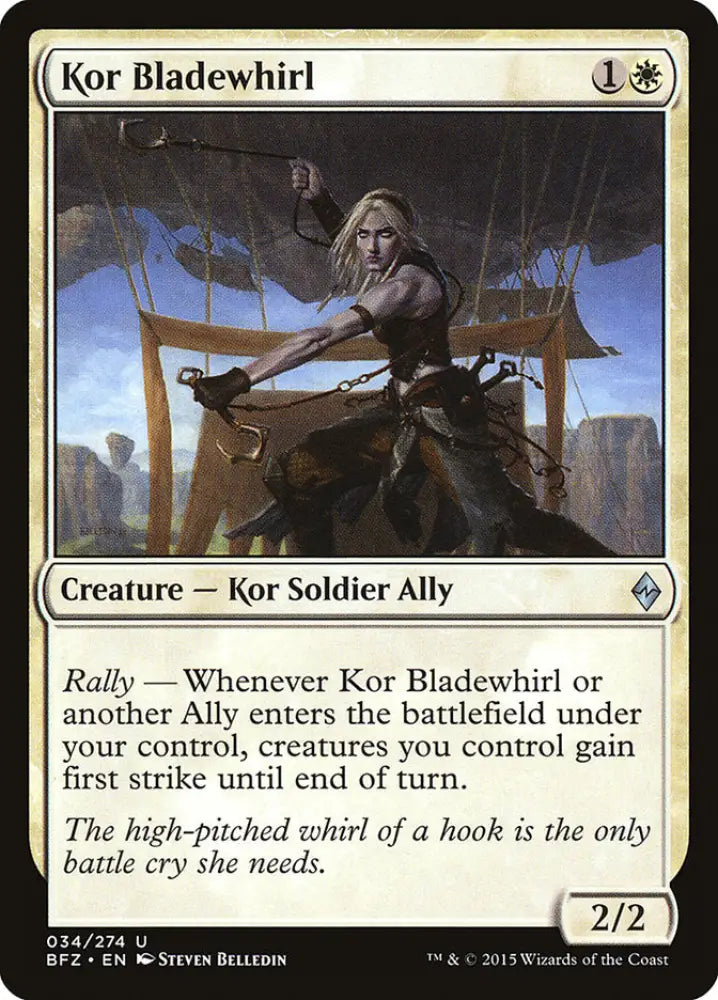 Kor Bladewhirl [Battle for Zendikar] - MTG Single